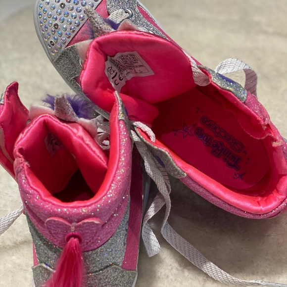 Skechers Twinkle Toes High-top Sneakers - Picture 4 of 6